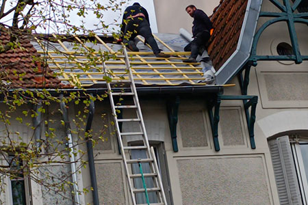 Peinture de toit Les pavillons sous-bois 93